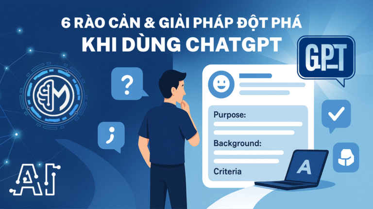 Hình minh họa 6 rào cản lớn nhất khi sử dụng ChatGPT không hiệu quả và giải pháp vượt qua