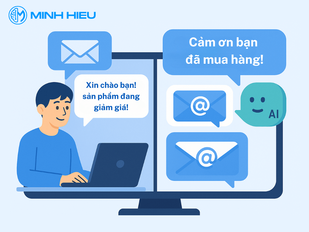 Soạn tin nhắn – email cá nhân hóa bằng Trợ lý AI