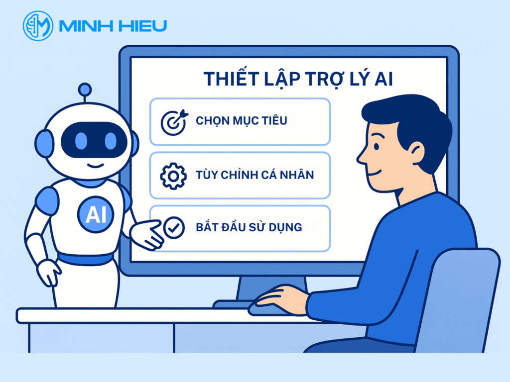 3 bước triển khai trợ lý AI hiệu quả: mục tiêu, tùy chỉnh và sử dụng